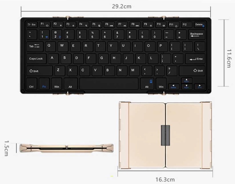 hb099keyboard_size